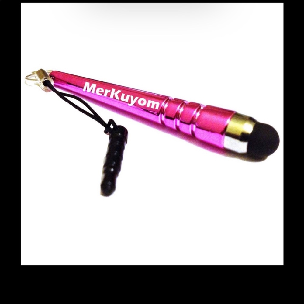Hot pink stylus pen